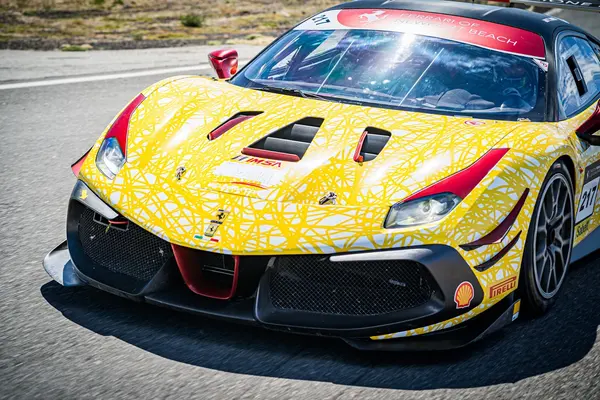 Gotham Motorsports Ferrari racing on track