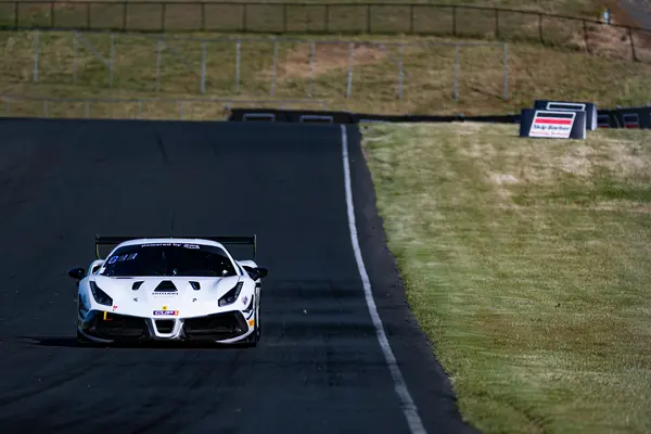 Gotham Motorsports Ferrari racing on track