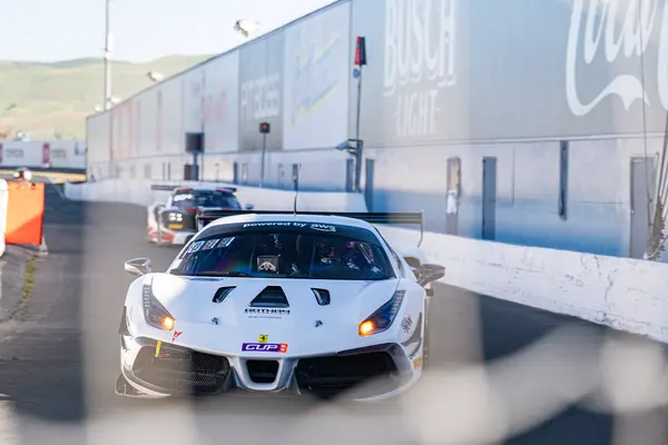 Gotham Motorsports Ferrari racing on track