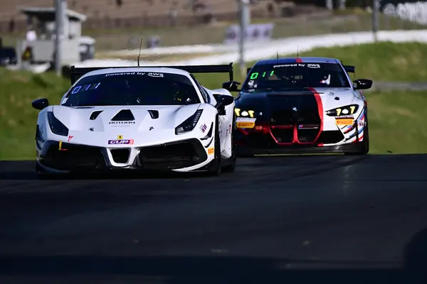 Gotham Motorsports Ferrari racing on track