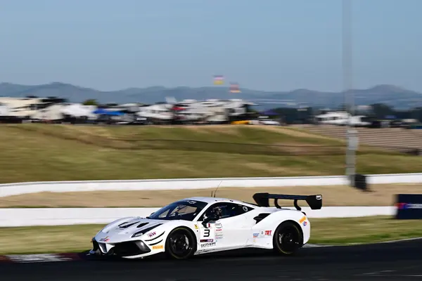 Gotham Motorsports Ferrari racing on track