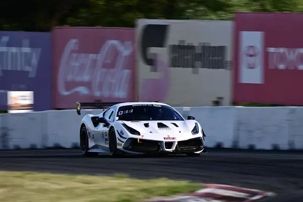 Gotham Motorsports Ferrari racing on track