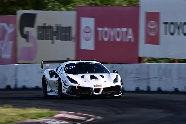Gotham Motorsports Ferrari racing on track