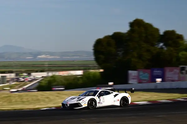 Gotham Motorsports Ferrari racing on track