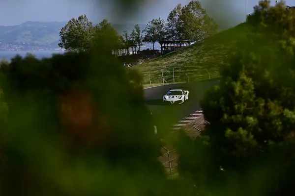 Gotham Motorsports Ferrari racing on track