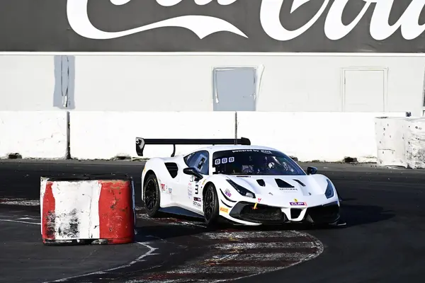 Gotham Motorsports Ferrari racing on track