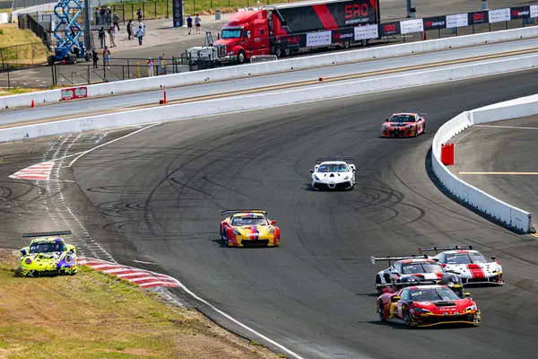 Gotham Motorsports Ferrari racing on track