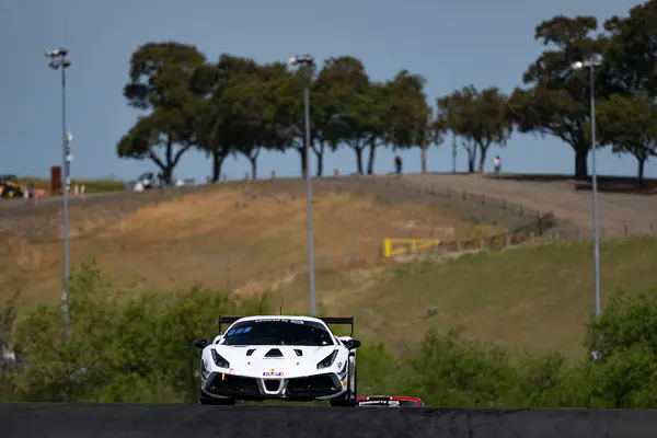 Gotham Motorsports Ferrari racing on track