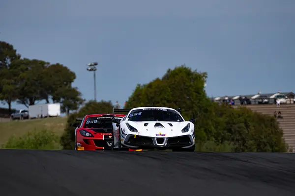 Gotham Motorsports Ferrari racing on track