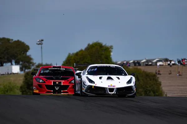 Gotham Motorsports Ferrari racing on track