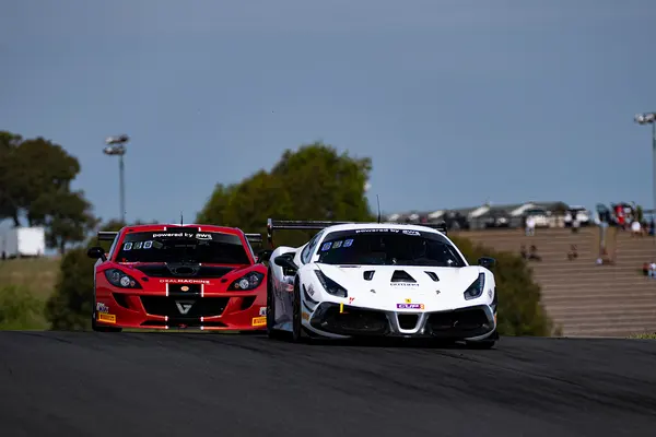 Gotham Motorsports Ferrari racing on track