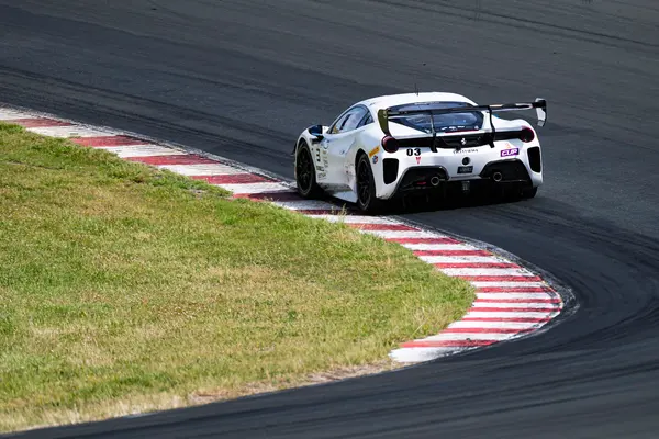 Gotham Motorsports Ferrari racing on track