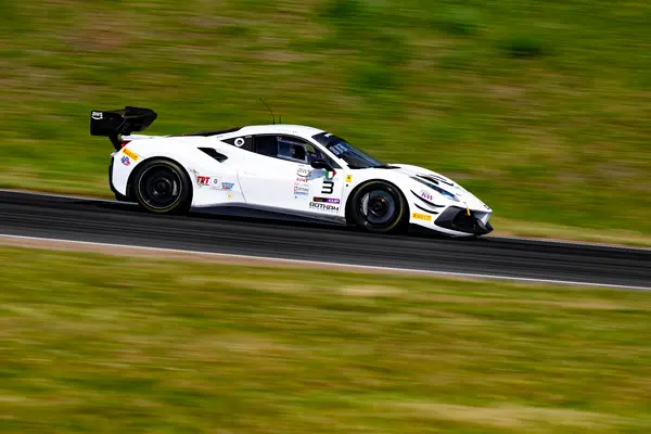 Gotham Motorsports Ferrari racing on track
