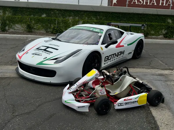Gotham Motorsports Ferrari racing on track