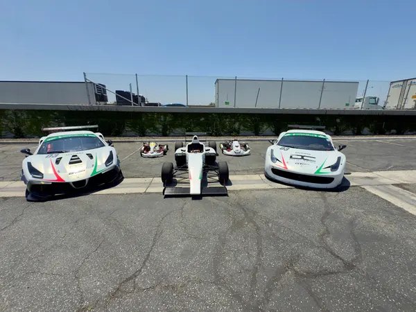 Gotham Motorsports Ferrari racing on track