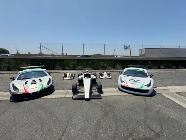 Gotham Motorsports Ferrari racing on track