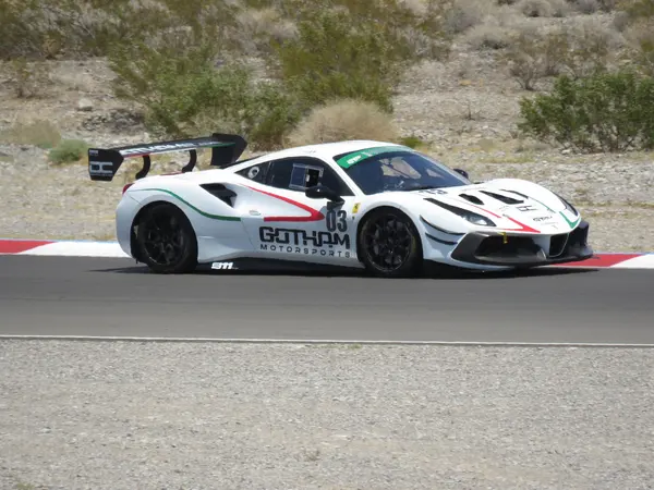 Gotham Motorsports Ferrari racing on track