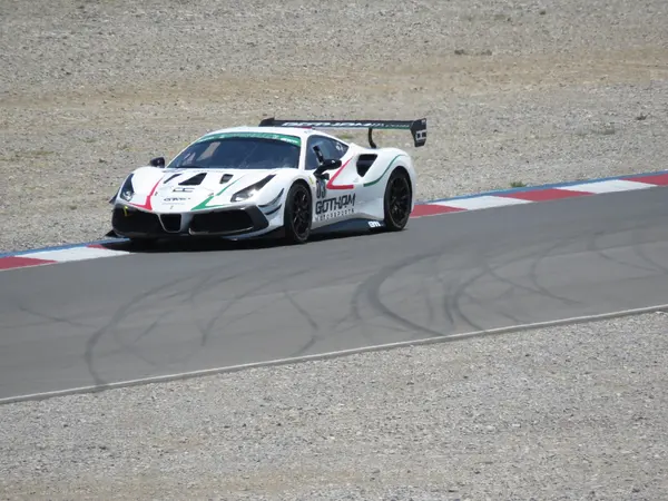 Gotham Motorsports Ferrari racing on track