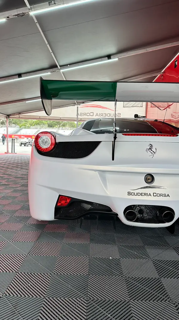 Gotham Motorsports Ferrari racing on track