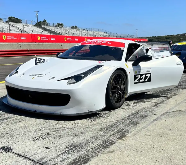 Gotham Motorsports Ferrari racing on track