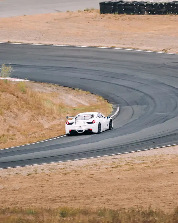 Gotham Motorsports Ferrari racing on track