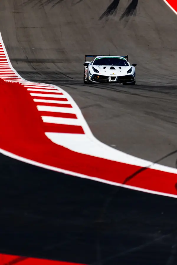 Gotham Motorsports Ferrari racing on track