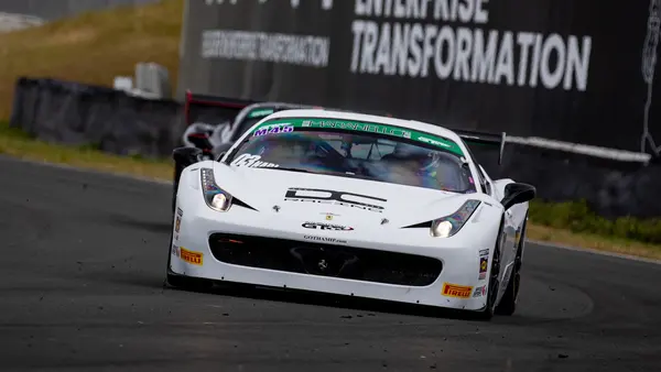 Gotham Motorsports Ferrari racing on track