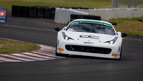 Gotham Motorsports Ferrari racing on track