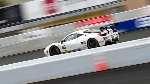 Gotham Motorsports Ferrari racing on track